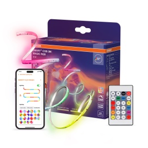 Banda LED decorativa Osram SMART WIFI, 22W, RGB, control prin telecomanda, IP20