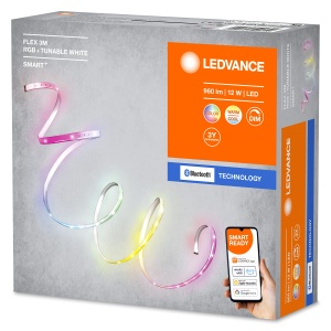 Banda LED inteligenta Ledvance SMART BT FLEX 3M, RGBW, 3 metri, control Bluetooth - Img 4
