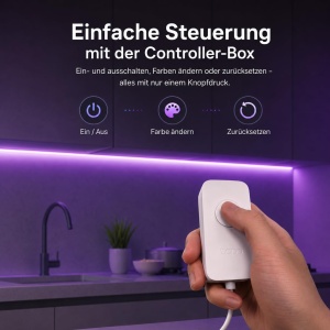 Banda LED Inteligenta Tapo L900A-5, 5m, RGB, WiFi, Control Aplicatie - Img 5