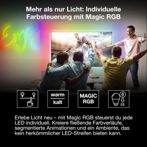Banda LED pentru exterior LEDVANCE SMART WIFI, 5 m, RGB, alb, silicon - Img 3