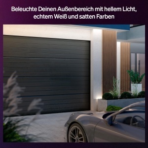 Banda LED Philips Hue Flux Outdoor, 10 metri, 3000 lm, colorata, rezistenta la intemperii - Img 3