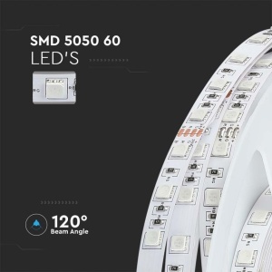 Banda LED V-TAC VT-5050 5m 10Wm 4000K IP20 - Img 5