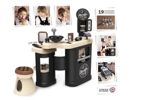 Barbershop pentru copii Smoby - Salon de frizerie cu 19 accesorii - Img 9