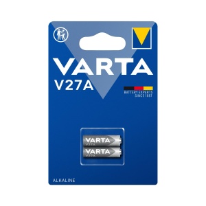 Baterie Alkalina VARTA V27A, 2 buc, 12V, pentru ceasuri si telecomenzi - Img 2