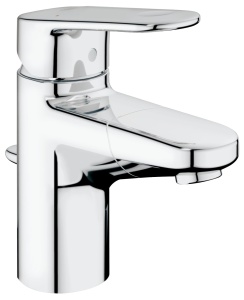 Baterie baie GROHE Europlus 33155002 crom cu robinet extensibil si sistem de montare rapid
