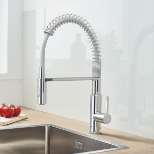 Baterie bucatarie GROHE Get 30361000 crom cu dus extractibil si rotire 360deg - Img 7
