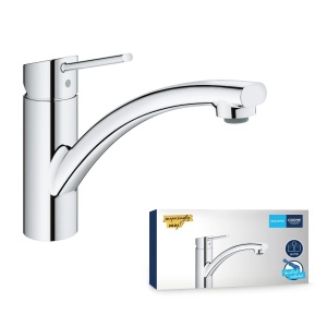 Baterie bucatarie Grohe Swift 30358000 crom pivotare 140deg montaj rapid