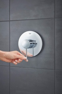 Baterie dus incastrata GROHE Essence 24057001 maner metalic finisaj cromat compatibila cu Rapido SmartBox - Img 5