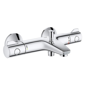 Baterie pentru cada GROHE Grohtherm 800, crom, cu termostat si siguranta la 38C