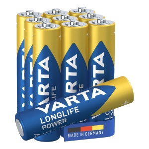 Baterii AA VARTA Longlife Power, 10 buc, Alkaline, 1.5V, putere de lunga durata