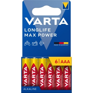 Baterii AAA VARTA Longlife Max Power, 6 bucati, Alkaline, 1.5V - Img 2