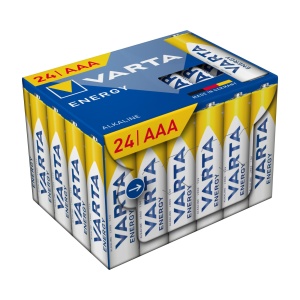Baterii Alkaline AAA VARTA Energy, 24 bucati, 1.5V, durabilitate lunga - Img 2