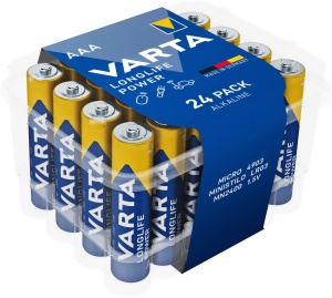 Baterii Alkaline VARTA Longlife Power AAA, 24 buc, 1,5V, Made in Germany - Img 2