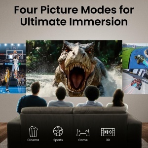Beamer BenQ TH575i 1080p, 3800 Lumen, Google TV inclus, 120 inch - Img 3