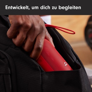 Beats Pill - difuzoare Bluetooth wireless si incarcator portabil prin USB-C, durata de viata a bateriei de pana la 24 de ore, rezistent la apa IP67, compatibil cu Apple si Android - Signal Red - Img 8