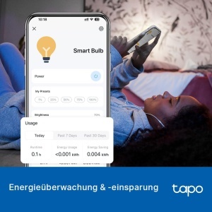 Bec inteligent TP-Link Tapo L520E E27 lumina rece dimmabil control prin aplicatie - Img 8