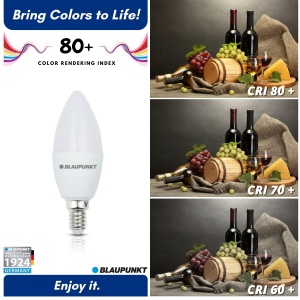 Bec LED Blaupunkt E14 7W Lumina Calda 2700K 640 Lumen Pachet 4 Bucati - Img 4