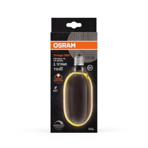 Bec LED decorativ Osram Vintage 1906 Globe 100, 4W, lumina calda, sticla fumurie - Img 8