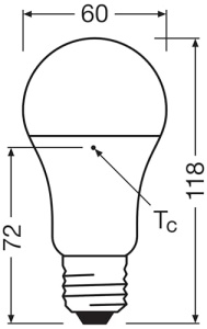 Bec LED Osram Star A100, 14W, 4000K, lumina rece, E27, 1521 lm, material reciclat - Img 3