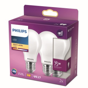 Bec LED Philips Classic E27 Filament 75W Lumina Calda Economie Energie