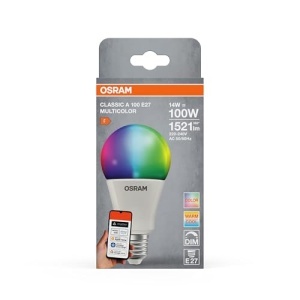 Bec LED Smart Osram SMART RGBW, E27, 100W, 16 Milioane Culori, Compatibil Alexa si Google Home - Img 8