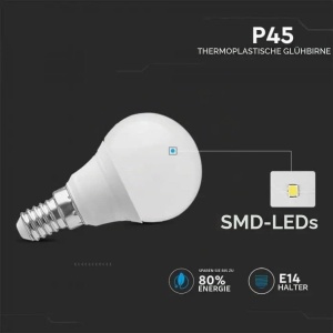 Bec LED V-TAC E14 3,7W (25W echivalent) 320 Lumen 3000K Alb Cald - Img 8