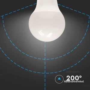 Bec LED V-TAC E27 8,5W (echivalent 60W) 3000K Warmwhite, 3 bucati - Img 6