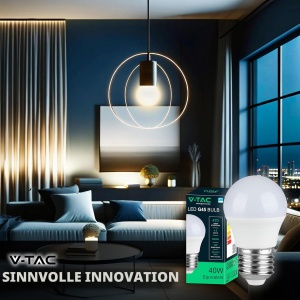 Bec LED V-TAC G45 E27 4,5W (40W echivalent) 470 Lumen 3000K Warmwhite - Pachet 10 bucati - Img 8