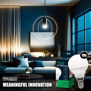 Bec LED V-TAC P45 E14 3,7W 320 Lumen 3000K Alb Cald - Img 4