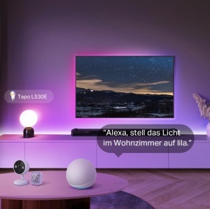 Bec Smart TP-Link Tapo L530E E27 RGB Control prin Aplicatie Compatibil Alexa si Google Assistant - Img 7