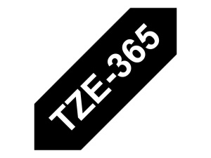 Benzi de etichetare Brother TZe-365, 36 mm, alb pe negru, compatibile cu P-touch - Img 3