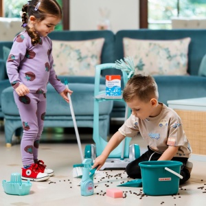Besenwagen Leifheit cu accesorii pentru copii, 29x24x60 cm - Img 2