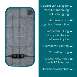 Beurer HK 145 Cosy Weight Perne Electrice cu Greutate 1500g Materiale Reciclate - Img 6
