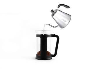 Bialetti French Press Smart Negru 10 Litri Preparare Cafea Eleganta - Img 4