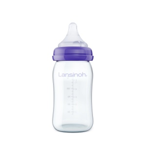 Biberon Lansinoh NaturalWave 160 ml Sticla Premium Anti-Colici