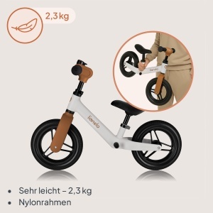 Bicicleta de echilibru Lionelo Toni pentru copii, 18 luni - 30 kg, ultrausoara - Img 4