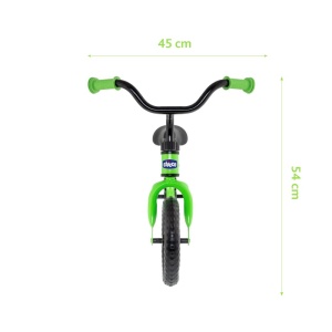 Bicicleta fara pedale Chicco Green Rocket, verde, max. 25 kg, pentru copii 2-5 ani - Img 5