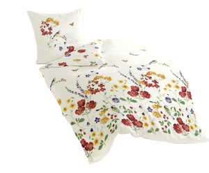 Bierbaum Bettwasche 6477, Mako-Satin, Proiectat in Germania, bunt 01, 135x200 + 80x80 cm - Img 1