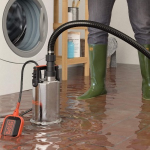 Black+Decker BXUP750XCE Pompa submersibila pentru apa limpede (750 W, debit maxim 11.000 l/h, inaltime maxima de livrare 8,5 m), gri - Img 2