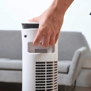 BlackDecker BXEFT47E Ventilator turn 45 plastic fara telecomanda 81 cm alb - Img 4