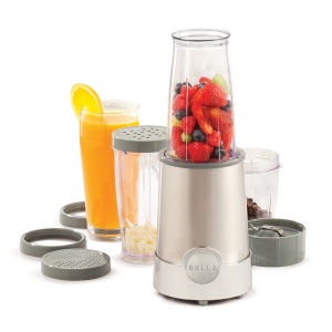 Blender BELLA Rocket Mixer 285W Set 12 Piese Lame din Otel Inoxidabil