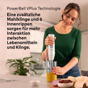 Blender Braun MultiQuick 5 MQ 50001 M, 1000W, 21 viteze, alb - Img 5