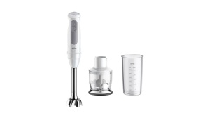 Blender Braun MultiQuick 5 MQ50201M, 1000W, 21 viteze, alb