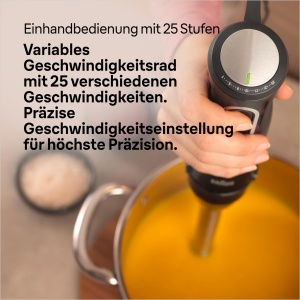 Blender Braun MultiQuick 5 Pro 1000W cu Mini-Cuptor Negru - Img 5