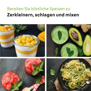 Blender Braun MultiQuick 7 MQ7045X, 1000W, 1.25L, Negru - Img 5