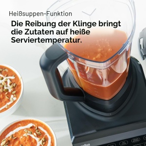 Blender Braun PowerBlend 9, 1600 W, 2 l, Negru - Img 5