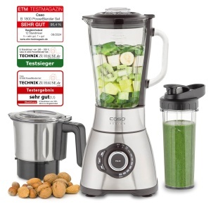 Blender Caso B 1800 - 1,75 L, 1800 W, cu accesorii incluse