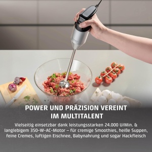 Blender CASO HB 2400 Pro XL, 350W, 24000 RPM, inox, lungime 29 cm - Img 3