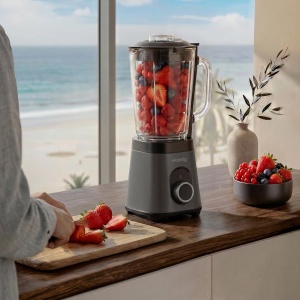 Blender H.Koenig MXK36, 1.5 l, 550 W, sticla, inox - Img 7