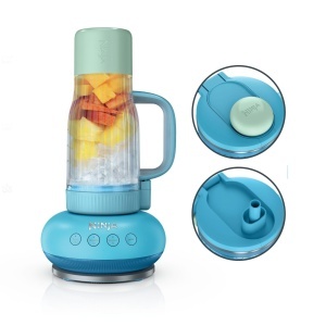 Blender Ninja BlendBoss, 1100W, 710ml, Culoare Albastra